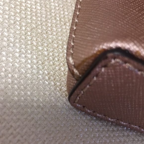 Kate Spade Newbury Lane Sally Saffiano Leather Turnlock Crossbody Bag Rose Gold - Picture 14 of 14